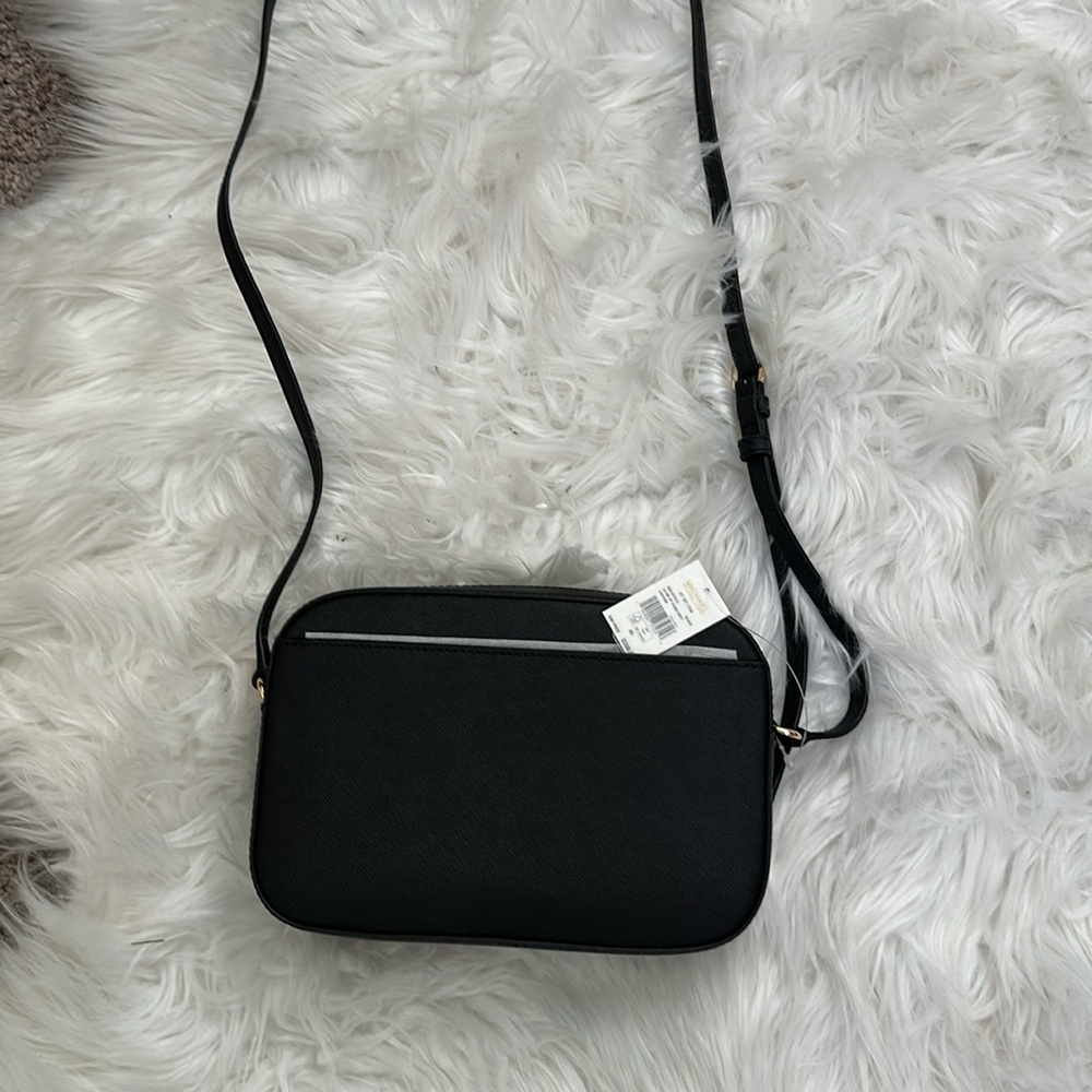 Michael kors black gold chain crossbody- New - Picture 5 of 10